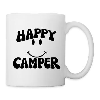 Campeur heureux - Mug blanc - blanc - Droite