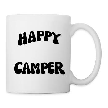 Campeur heureux - Mug blanc - blanc - Droite