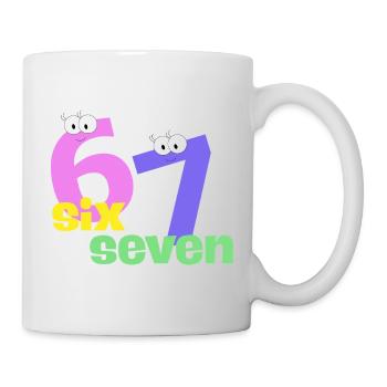 Tendance Six Seven - Mug blanc - blanc - Droite