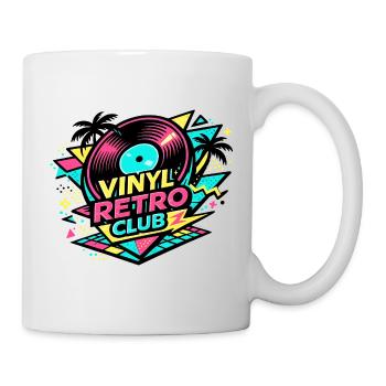 Club Rétro du Vinyle - Mug blanc - blanc - Droite