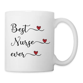 Infirmière - meilleure infirmière - Mug blanc - blanc - Droite