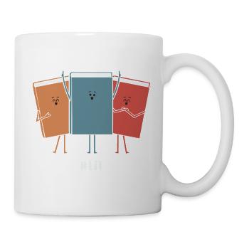 Reader Bookaholic Love Books Bookish - Funny Book  - Mug - white - Right