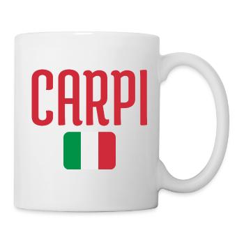 Capri Bold Typo with Italian Flag - Mug - white - Right