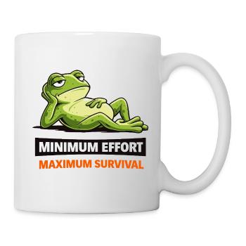 Frog Chill: Minimum Effort - Mug - white - Right