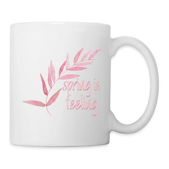Spring is feeling - Mug - white - Right