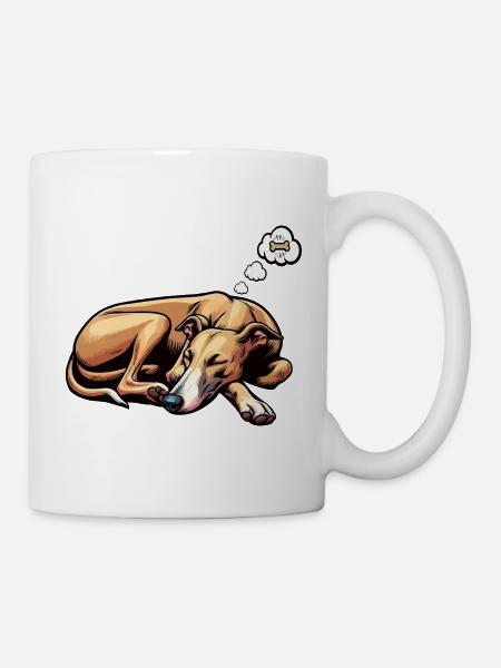 Whippet Windhund Whippets Windhundbesitzer - Tasse - Weiß