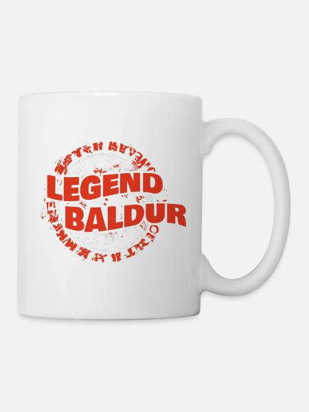 Vorname Baldur - Tasse - Weiß