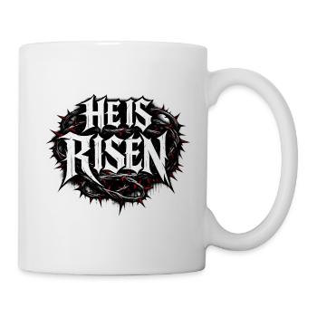 He is risen - Tasse - Weiß - Rechts