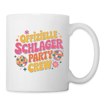 Schlager Party Crew Mallorca Festival JGA Malle - Tasse - Weiß - Rechts