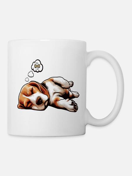 Beagle Beaglebesitzer Beaglehalter beaglehund - Tasse - Weiß