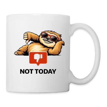 Thumbs-Down Sloth in Sunglasses - Mug - white - Right