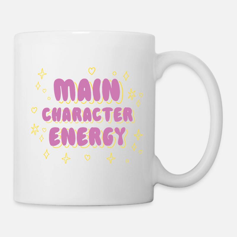 Main Character Energy Tee - Mug - white