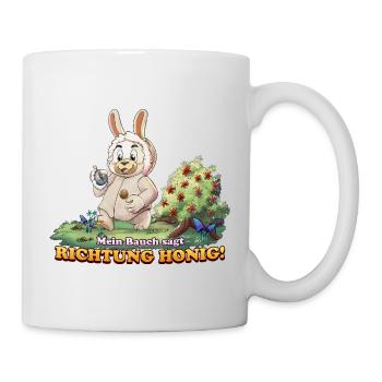 Siggi und der Zauberwald - Honig  - Tasse - Weiß - Rechts