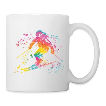 Ski alpin Sports d’hiver Ski nordique - Mug blanc - blanc - Droite