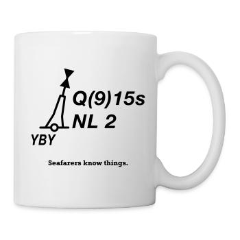 Tonne - Boje Nordsee Segeln Ostsee Maritim - Tasse - Weiß - Rechts