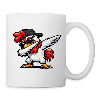 Dab Rooster - Mug blanc - blanc - Droite
