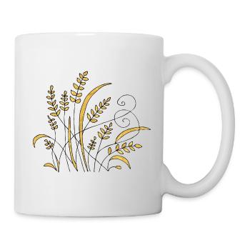 Blumen - Tasse - Weiß - Rechts