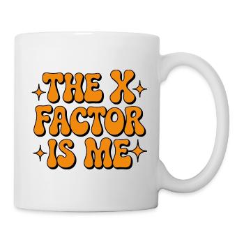 Der X-Faktor bin ich | Mathelehrer Algebra - Mug - white - Right