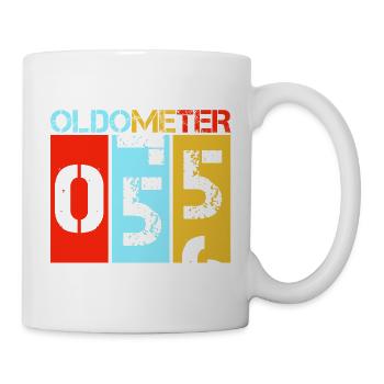 Oldometer 55 Fifty Fifth Birthday - Mug - white - Right