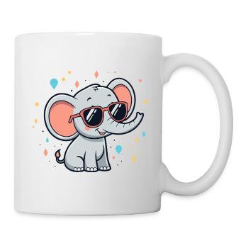 Shimmering Elephant Sunglasses - Mug - white - Right
