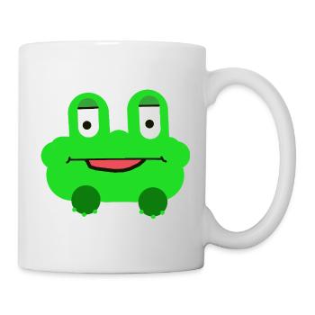 Frog Children Child Cheerful - Mug - white - Right