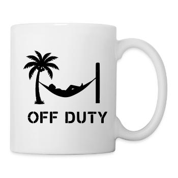 Hamac hors service Feierabend - Mug blanc - blanc - Droite