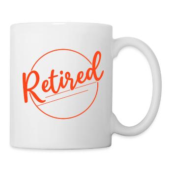 The Legend Has Retired Funny Retirement - Mug - white - Right