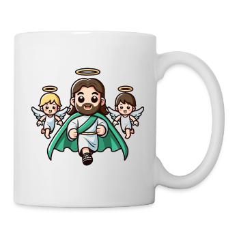 Cute Jesus Angel Religion - Mug - white - Right