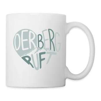 Der Berg ruft Herzdesign - Tasse - Weiß - Rechts