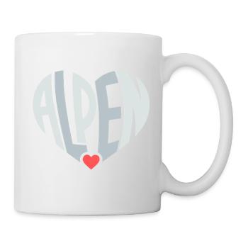 Alpine Heart Typography - Mug - white - Right