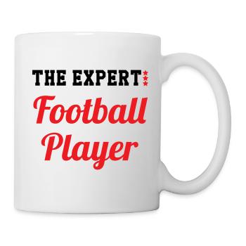 Joueur de Foot Expert : Le Maître du Terrain - Mug blanc - blanc - Droite