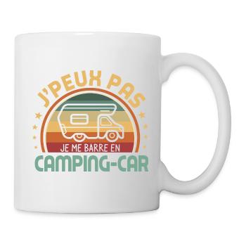 J’peux pas je me barre en camping-car humour - Mug blanc - blanc - Droite