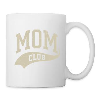 Logo de bannière vintage du MOM CLUB - Mug blanc - blanc - Droite