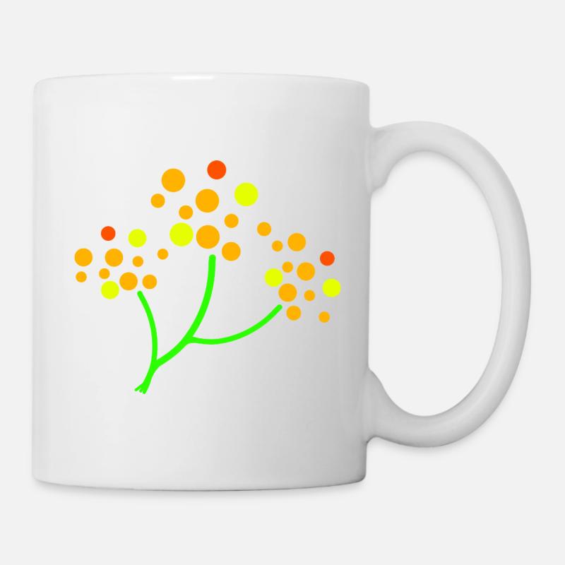 Explosion d’arbre parsemé de néons - Mug blanc - blanc
