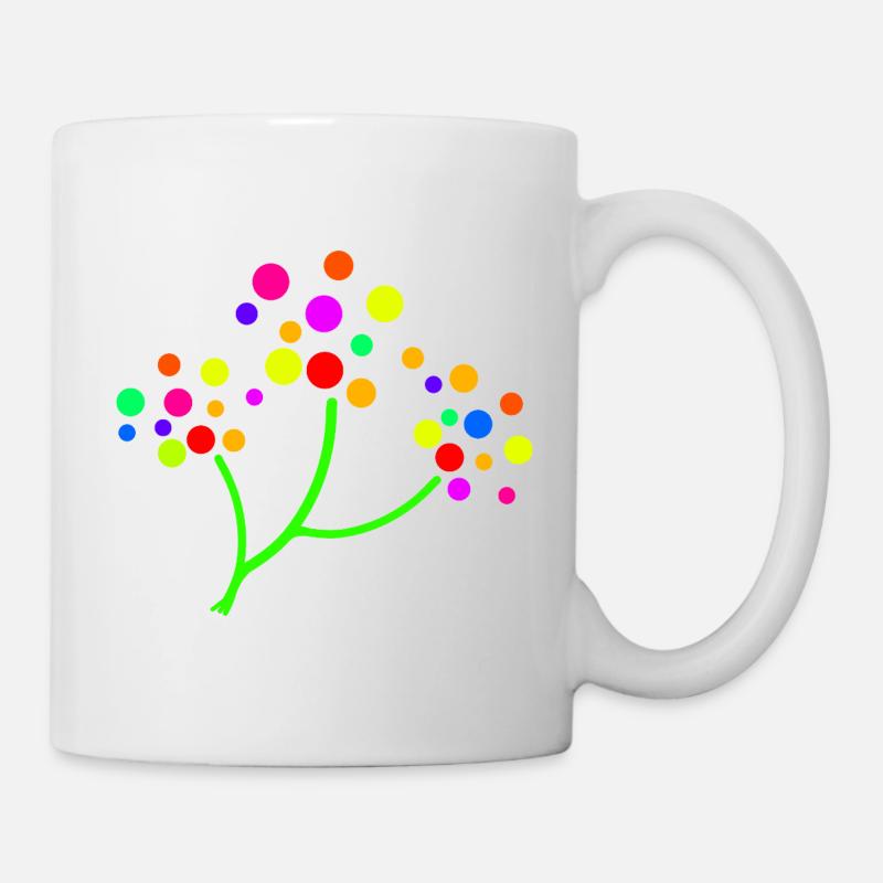 Confettis néon - Mug blanc - blanc
