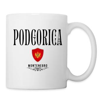 Souvenir de Podgorica, design élégant Podgorica - Mug blanc - blanc - Droite