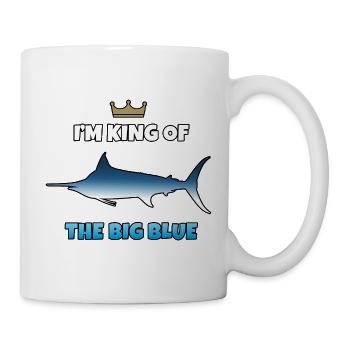Roi du Grand Bleu - Mug blanc - blanc - Droite