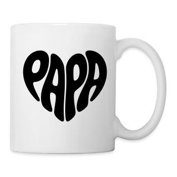 Papa - Mug blanc - blanc - Droite
