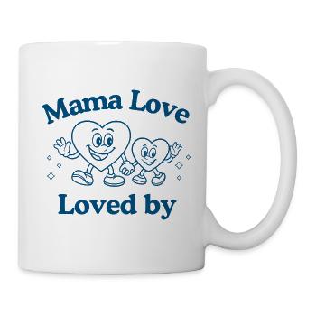 Mom Love Maternité Cadeau personnalisé pour maman - Mug blanc - blanc - Droite