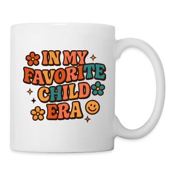 In My Favorite Child Era Tochter Familien Humor - Tasse - Weiß - Rechts