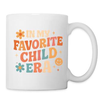 In My Favorite Child Era Tochter Familien Humor - Tasse - Weiß - Rechts
