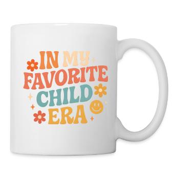 In My Favorite Child Era Tochter Familien Humor - Tasse - Weiß - Rechts