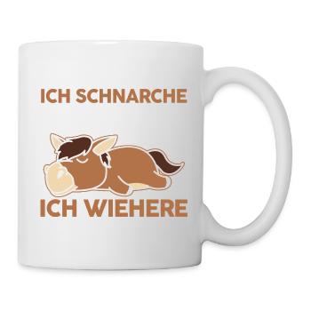 Reiten Pferdeliebhaber Reiterhof Pferde - Tasse - Weiß - Rechts