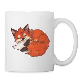 Cute Fox Gift for Fox Fan Boys & Girls - Mug - white - Right