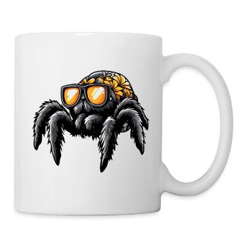 Tarantula Comic Urlaub - Tasse - Weiß - Rechts