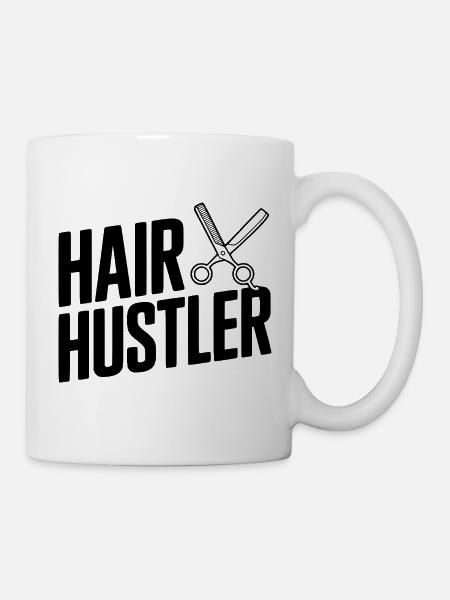 Haar-Hustler - Tasse - Weiß