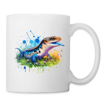 Don du scinque à langue bleue - Mug blanc - blanc - Droite