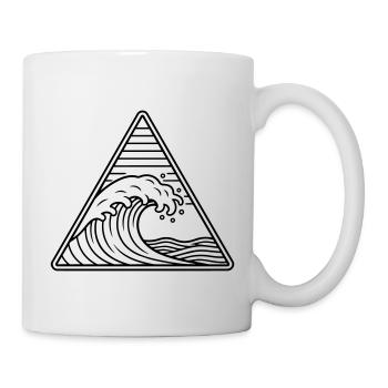 sea wave - Mug - white - Right