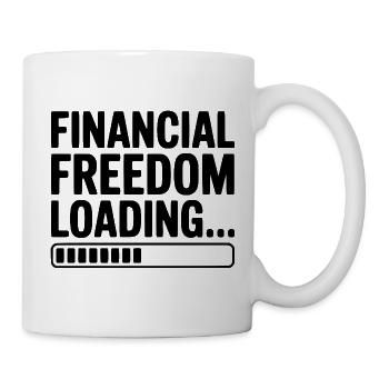 Financial Freedom Loading... - Mug - white - Right