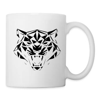 Tiger Power – Strength & Elegance - Mug - white - Right